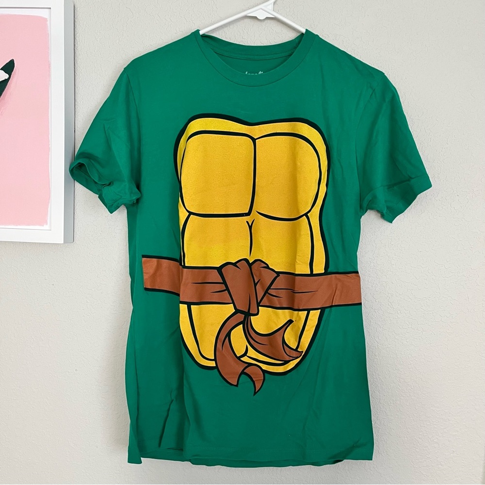 TMNJ Teenage Mutant Ninja Turtles Green T-Shirt. Perfect for Halloween. Medium.